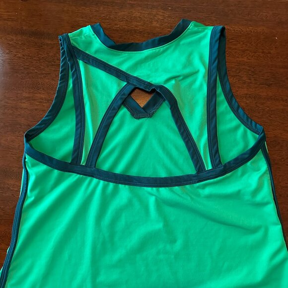 EleVen By Venus Williams "Walk the Line Tank" - Kelly Green - Size S - Picture 4 of 4
